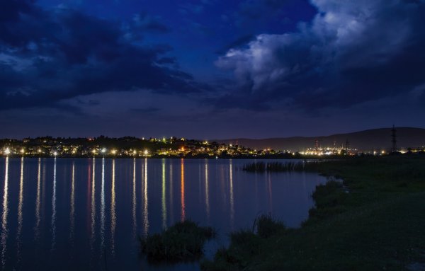 Фото Миасса вечером