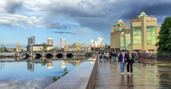 Новая набережная реки Миасс Челябинск