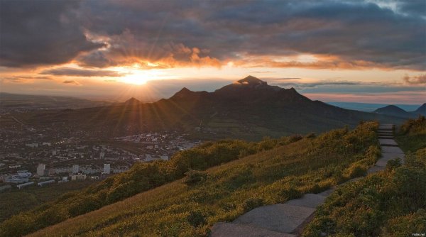 Гора Бештау Пятигорск вид с горы