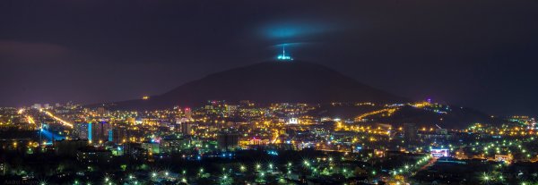 Ночной Пятигорск с Машука