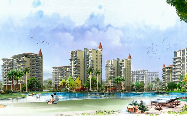 Город рисунок