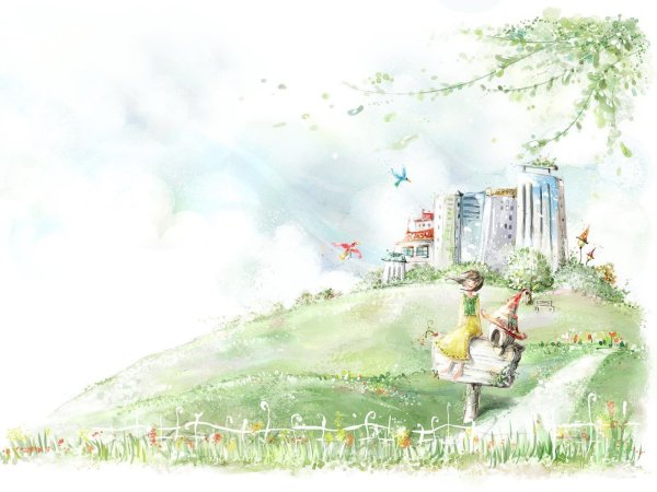 Город рисунок