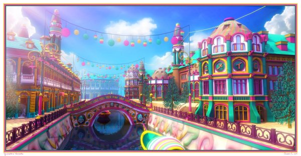 Мультипликационный город