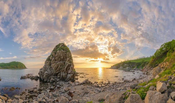 Набережная в Находке Приморский край