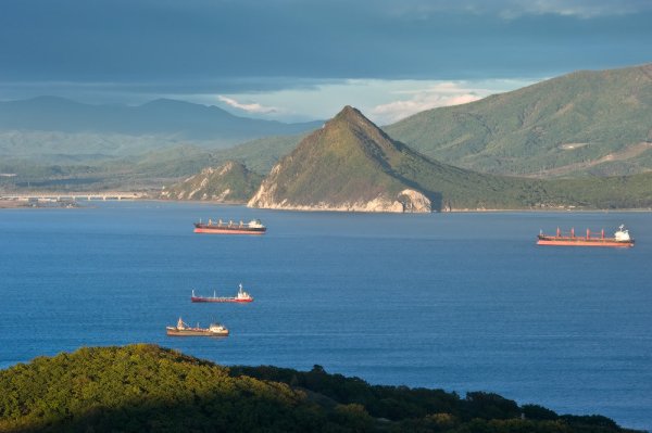 Море в Находке Приморского края