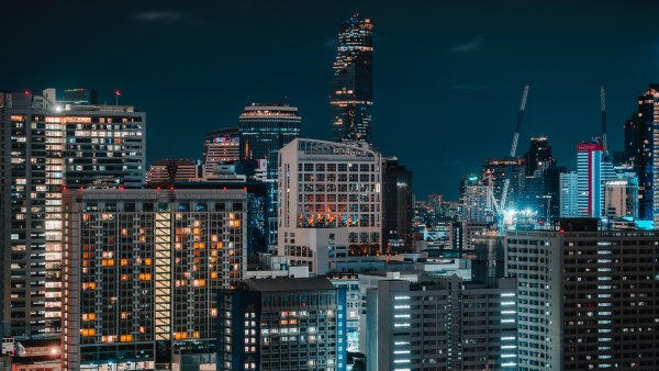 Город ночью