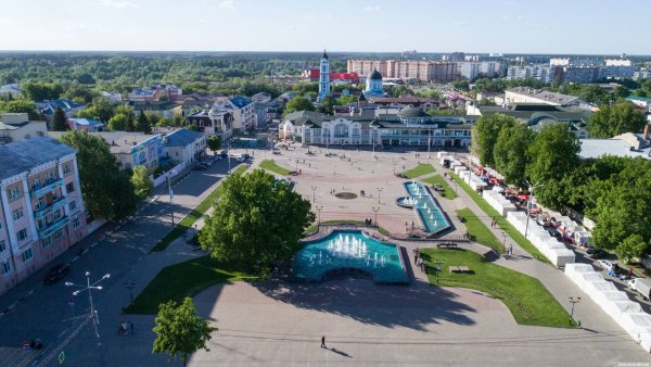 Город Ногинск Фонтанная площадь