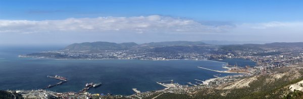 Порт Новороссийск панорама