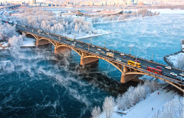 Коммунальный мост Красноярск
