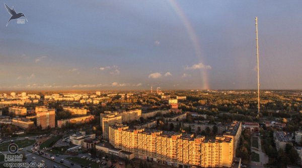 Город Обнинск с птичьего полета