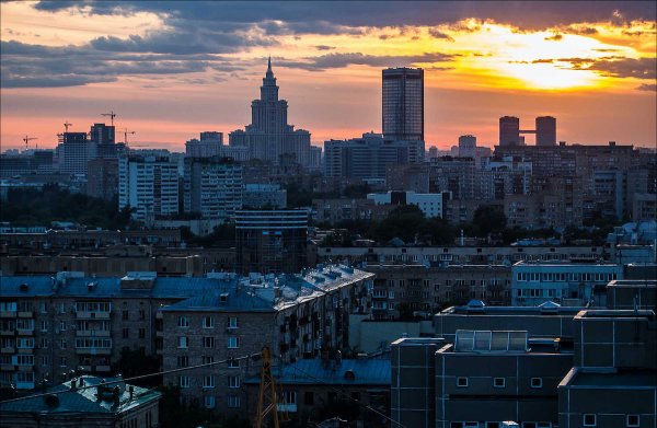 Ночные окраины Москвы