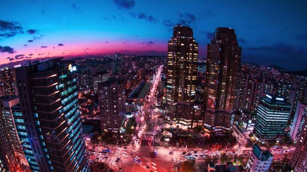 Южная Корея Сеул 4к