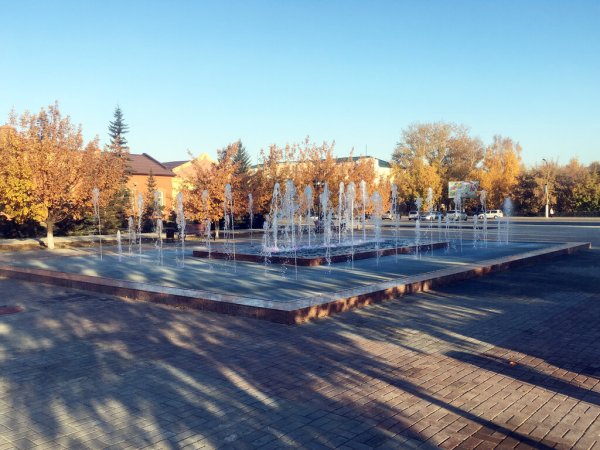 Город Славгород Алтайский край фонтан