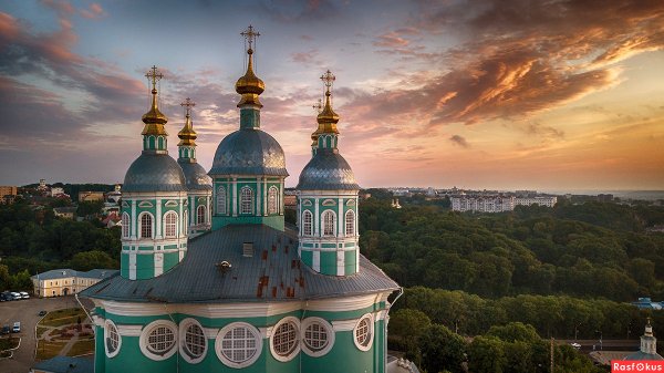 Смоленск собор собор Смоленск закат
