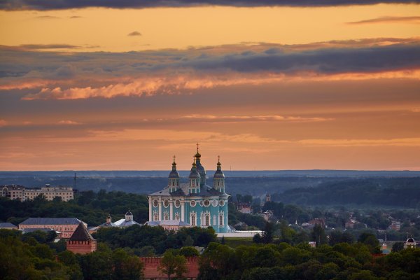 Смоленск собор собор Смоленск закат