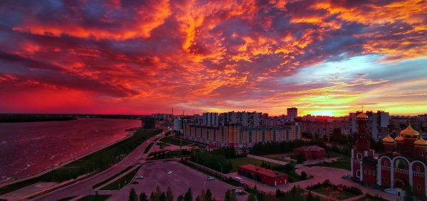 Закат в Нижневартовске