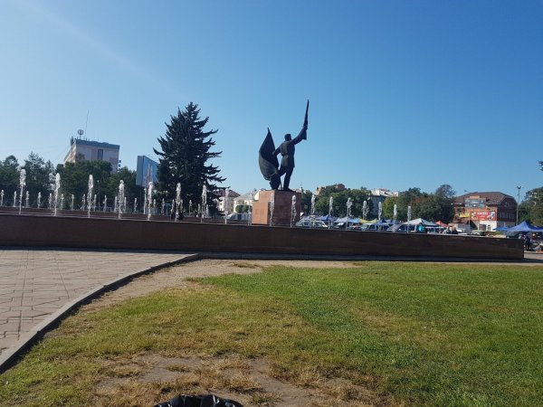 Центральная площадь города Уссурийска