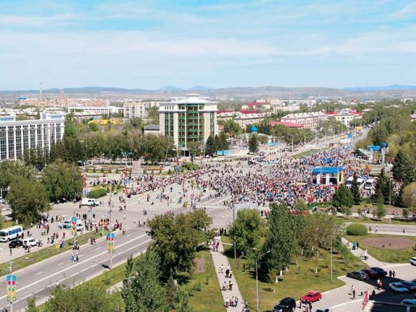 Усть-Каменогорск площадь Ленина