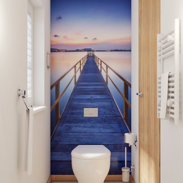 Туалет в перспективе