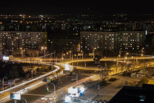 Город Волгодонск ночью