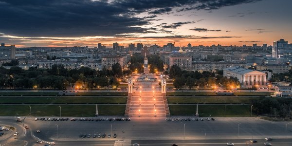 Волгоград сверху