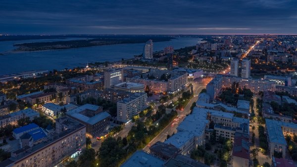 Волгоград сверху