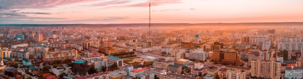 Якутск панорама города