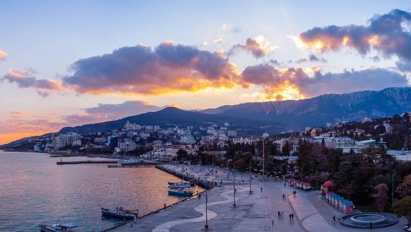 Ялта набережная сверху