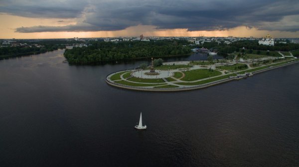 Ярославская набережная вид сверху