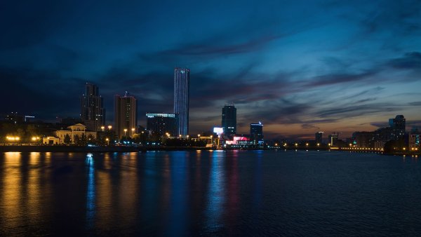 Ночной Екатеринбург