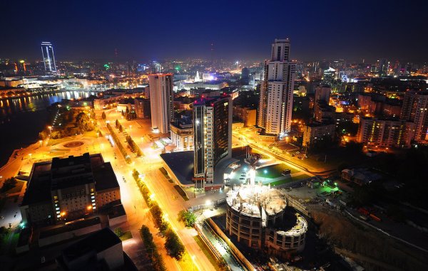 Ночной Екатеринбург центр