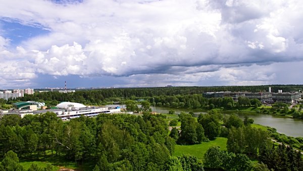 Зеленоград вид с воздуха