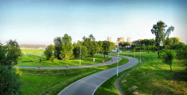 Парк Зеленоград дорога