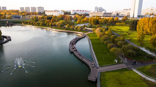 Набережная Зеленоград парк Победы