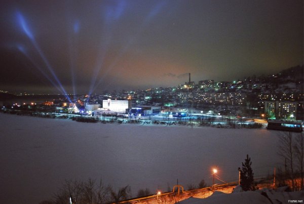 Златоуст ночной город