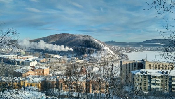 Город Златоуст на Урале