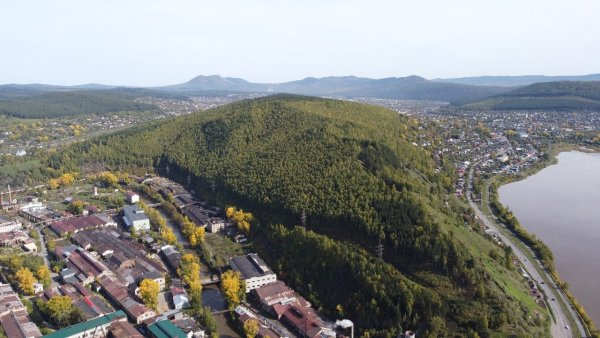 Город Златоуст сверху