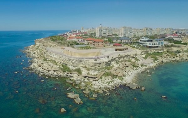 Город Актау набережная