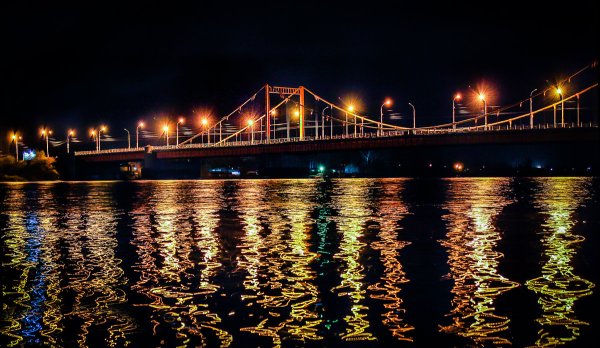 Соломбальский мост в Архангельске