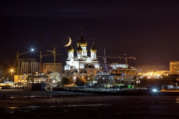 Ночной Архангельск