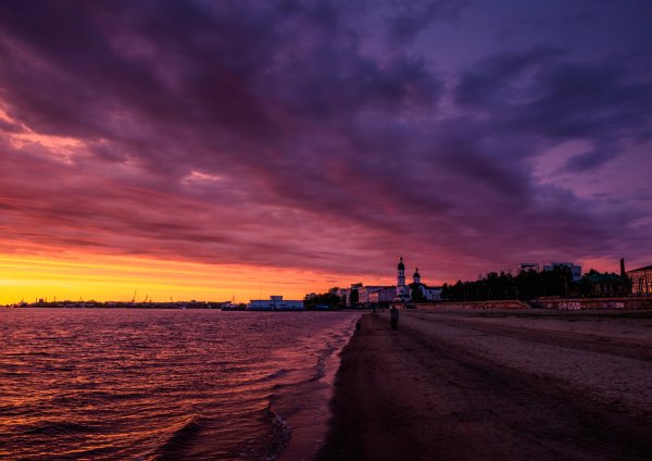 Белые ночи в Архангельске