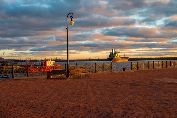 Архангельск набережная Двины