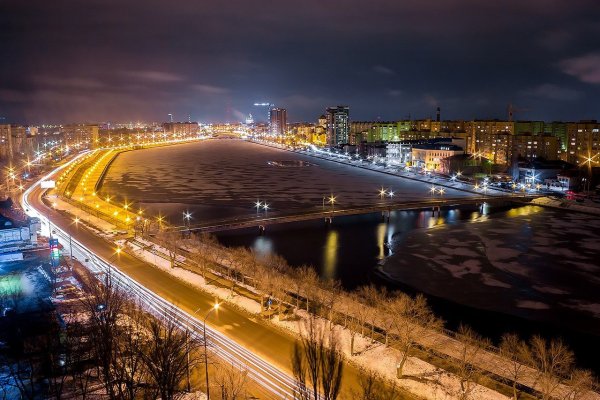 Астрахань зимняя набережная