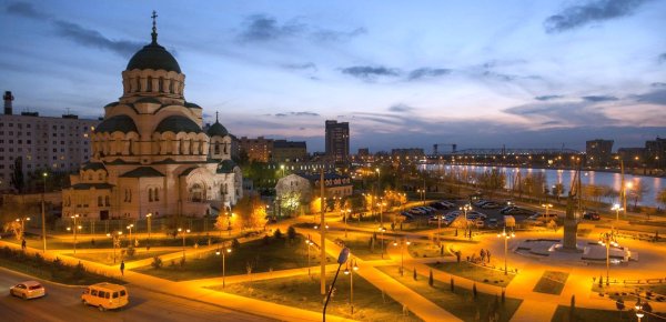 Астрахань панорама