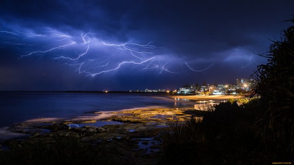 Обои на рабочий стол гроза