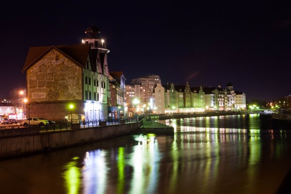 Ночной Калининград