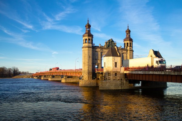 Город Советск мост королевы Луизы