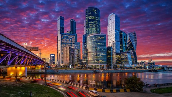 Москва Сити 8к