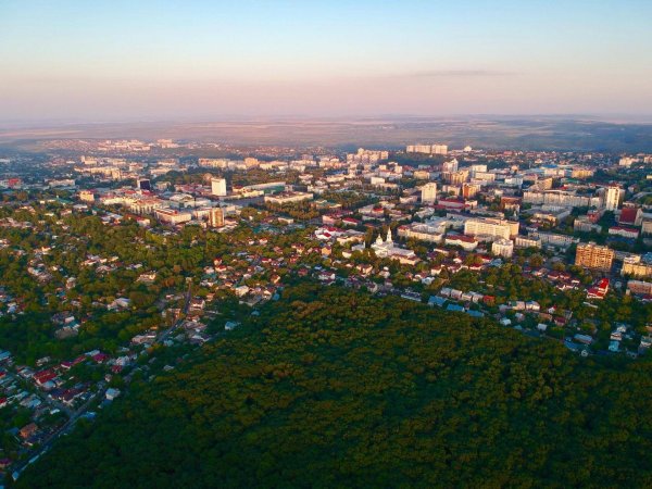 Город Ставрополь с высоты птичьего полета