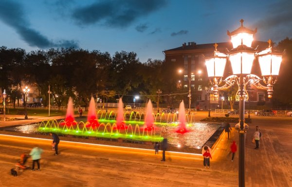 Невинномысск бульвар фонтан